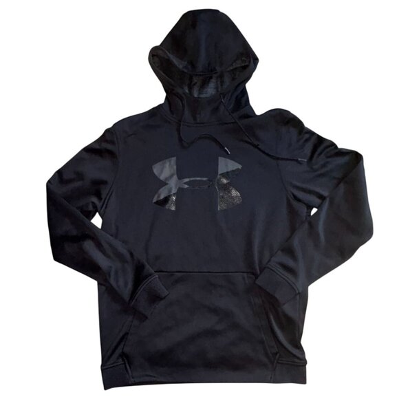 Under Armour Coldgear Loose Fit Hoodie/Sweatshirt-Black-Size M-GUC - Picture 1 of 6